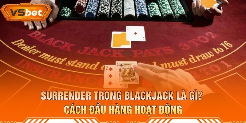 Surrender Trong Blackjack Là Gì? Cách Đầu Hàng Hoạt Động